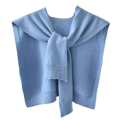 Women's Cored Yarn Knitted Shawl Spring Autumn Outerwear Waistcoat - Evans creations LLC