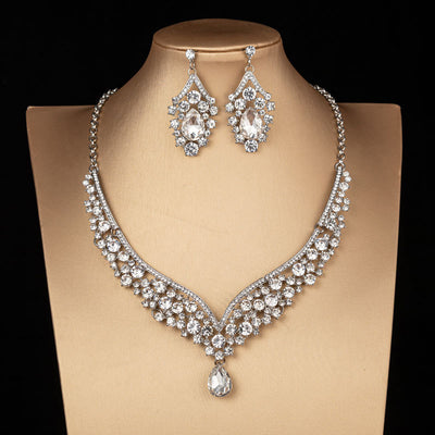 Bridal Crown Wedding Alloy Diamond Crown Fashion Elegant Headdress - Evans creations LLC