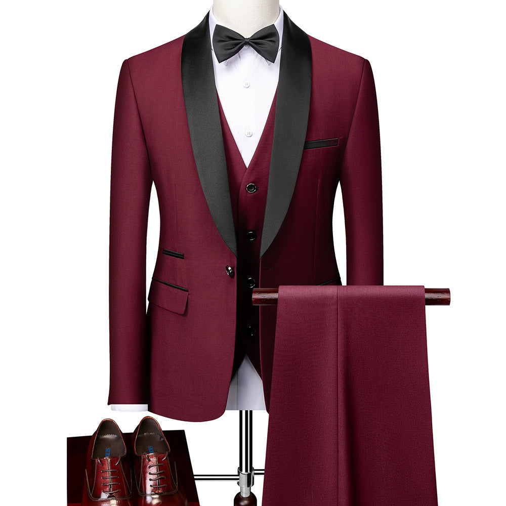 Business Casual Suits Men's Wedding Groom Dresses Pavilion Slim Fit - Evans creations LLC