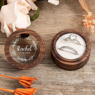 Wedding Season Ring Proposal Ceremony Box - Evans creations LLC