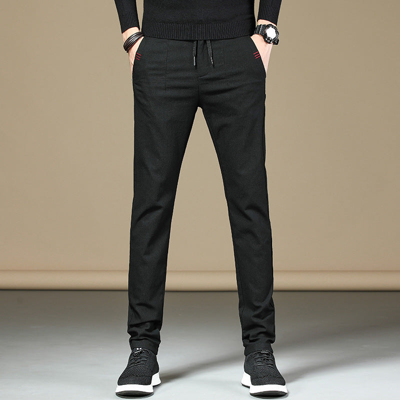 Casual pants men trendy wild youth casual pants - Evans creations LLC