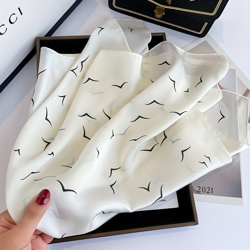 Crafted From Imitation Silk Fabric, This Soft Shawl Is The Perfect Lightweight Accessory For Spring And Autumn. It Is Ideal For Women's Sun Protection And Is Ideal For Outdoor Activities - Evans creations LLC