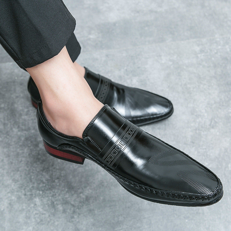 Breathable Business Casual Leather Shoes - Evans creations LLC