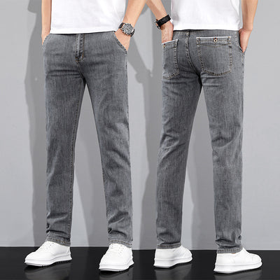 Versatile Stretch Korean Style Slim Fit Trousers - Evans creations LLC