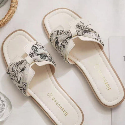 Women's French-style Sandals With Skirt - Evans creations LLC
