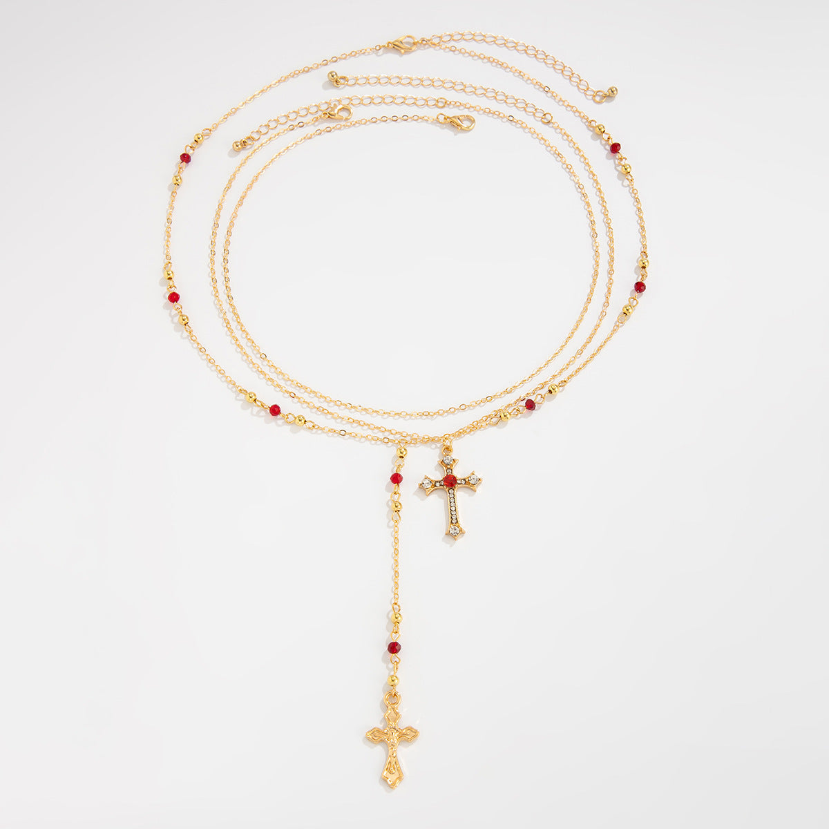 Hip Hop Diamond Cross Pendant Necklace - Evans creations LLC