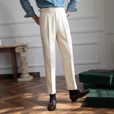 British Men Business Casual Pants - Evans creations LLC