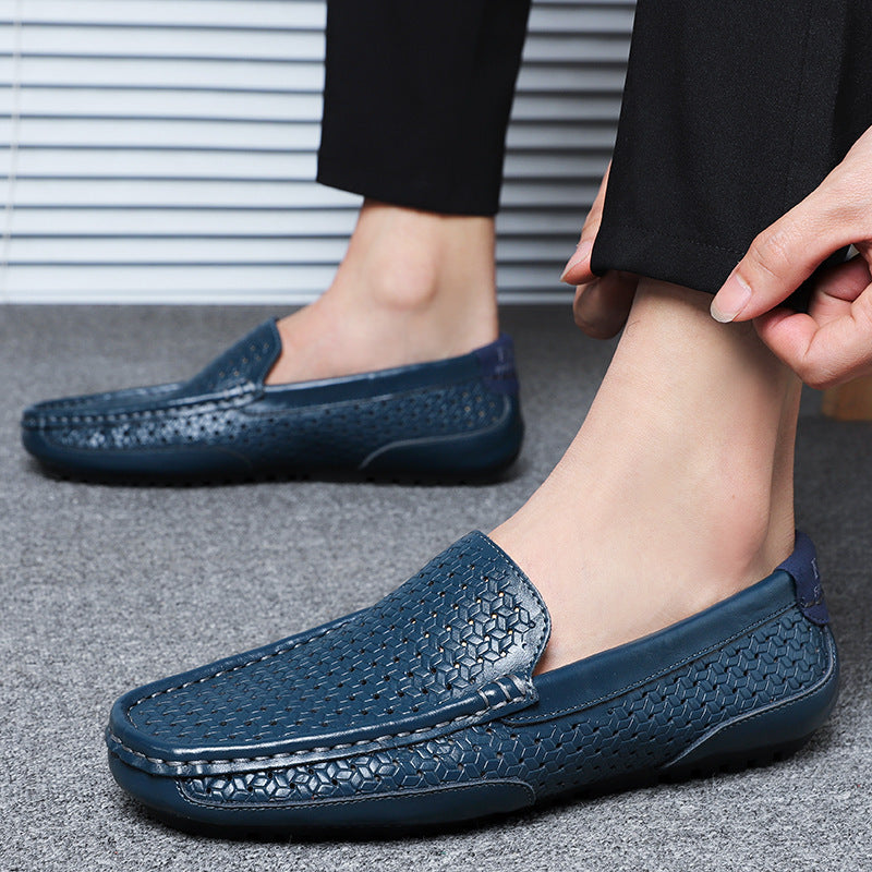 Personality Summer Men's Leather Shoes - Evans creations LLC