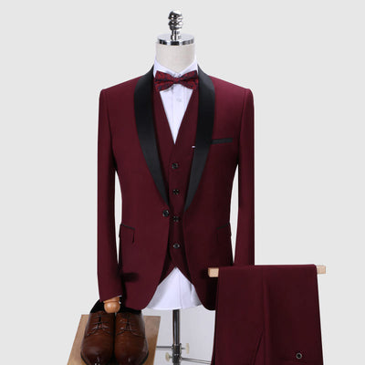 Mens Suits 3Pcs Formal Casual Slim High Quality Stylish Sets - Evans creations LLC
