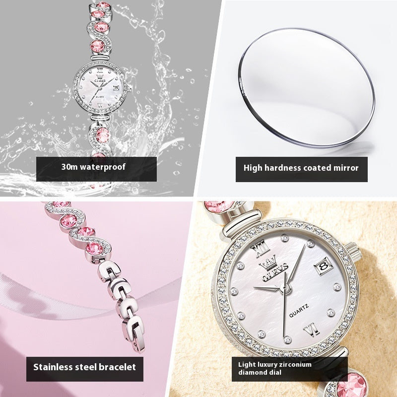 Women's High-grade Fritillary-face Quartz Watch - Evans creations LLC