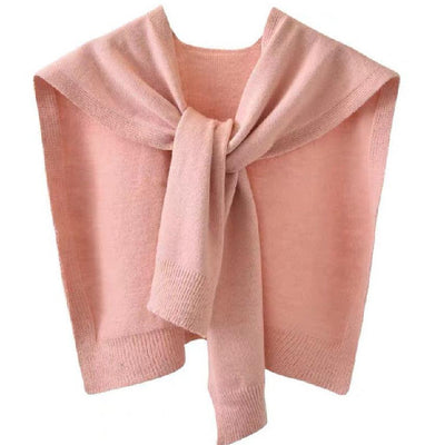 Women's Cored Yarn Knitted Shawl Spring Autumn Outerwear Waistcoat - Evans creations LLC