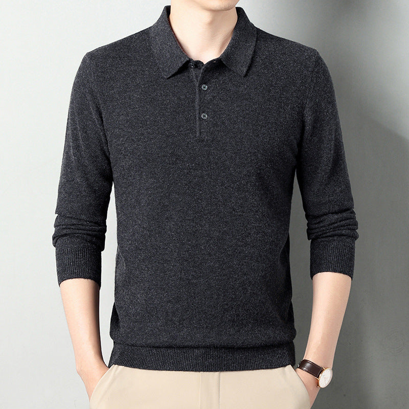 Winter Wool Lapel Long Sleeve Men - Evans creations LLC