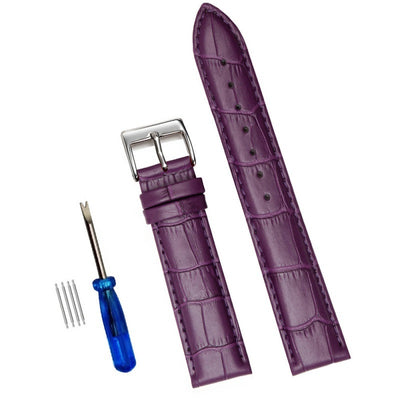 Comfortable Cowhide Genuine Leather Watch Strap - Evans creations LLC