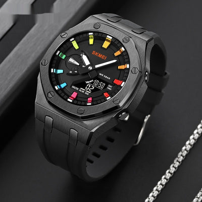 Multifunctional Sports Waterproof Luminous Electronic Watch - Evans creations LLC