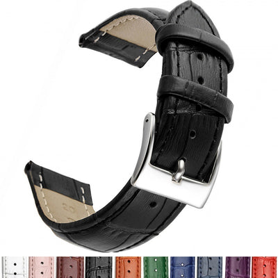 Comfortable Cowhide Genuine Leather Watch Strap - Evans creations LLC