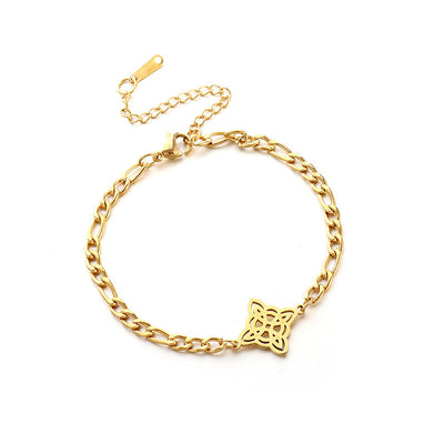 Sweet Classic Witch Knot Bracelet Ring Women's Stainless Steel - Evans creations LLC