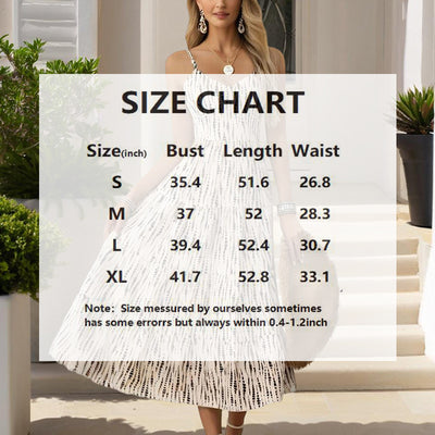 Women's Striped V-Neck Backless Tie Strap Beach Dress - Sexy Elegant Summer Maxi Dress - Evans creations LLC