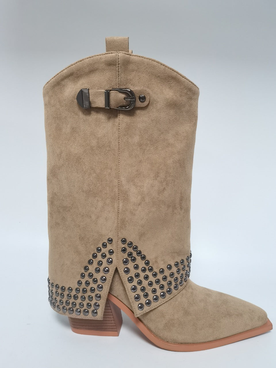 Spring And Autumn Pointed Knight Boots Women - Evans creations LLC