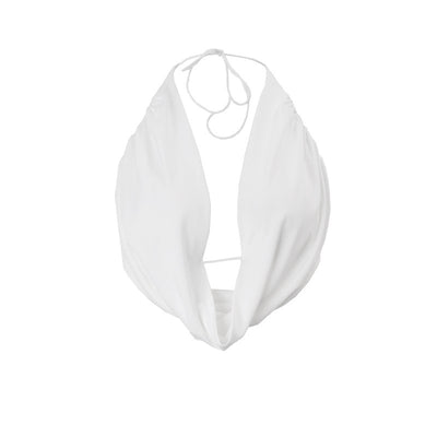 Women's Fashion Hot Girl Halterneck Vest American Backless Solid Color Top - Evans creations LLC