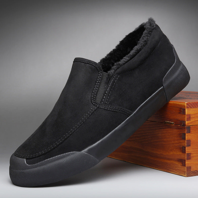 Men's Casual All-match Cloth Cover Velvet Shoes - Evans creations LLC