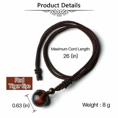 Fashion 16mm Natural Obsidian Pendant Amethyst Necklace For Men And Women - Evans creations LLC