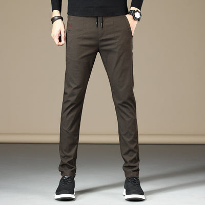 Casual pants men trendy wild youth casual pants - Evans creations LLC