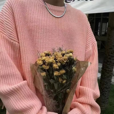 Loose Casual Retro Trendy Underwear Crew Neck Sweater - Evans creations LLC