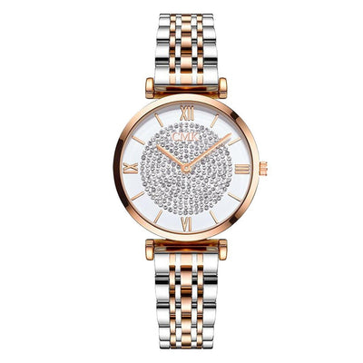 Stylish Graceful Simple Gold Quartz Watch - Evans creations LLC