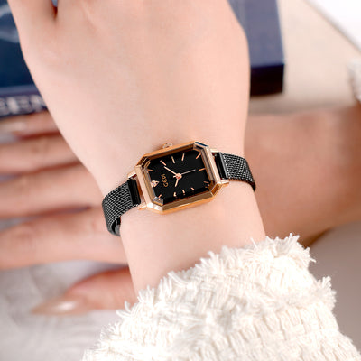 Simple All-match Casual Watch Women's Square Retro - Evans creations LLC