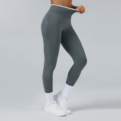 Seamless Knitted Tight High Waist Quick-drying Sports Yoga Pants - Evans creations LLC