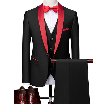 Business Casual Suits Men's Wedding Groom Dresses Pavilion Slim Fit - Evans creations LLC