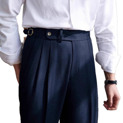 British Men Business Casual Pants - Evans creations LLC