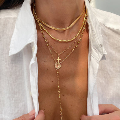 Hip Hop Diamond Cross Pendant Necklace - Evans creations LLC