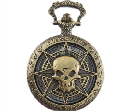 Vintage Necklace Quartz Pocket Watch for Men and Women Chain Watch - Evans creations LLC
