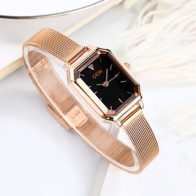 Simple All-match Casual Watch Women's Square Retro - Evans creations LLC