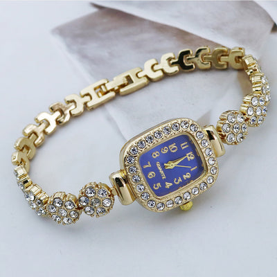 Special Interest Light Luxury Temperament And Fully-jewelled Square Fashion Watch - Evans creations LLC