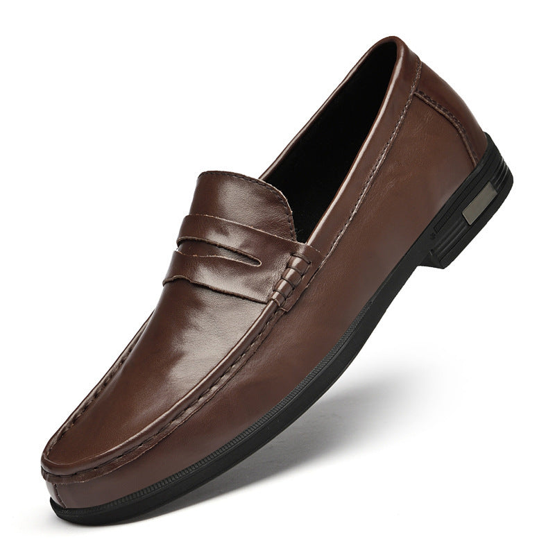 New British Breathable Casual Leather Shoes Men - Evans creations LLC