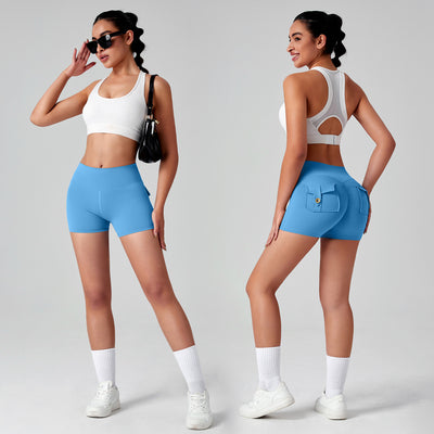 Naked Women Feeling High Elastic Running Quick-drying Pants - Evans creations LLC