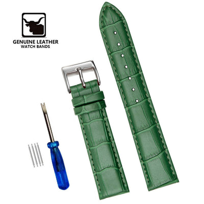 Comfortable Cowhide Genuine Leather Watch Strap - Evans creations LLC