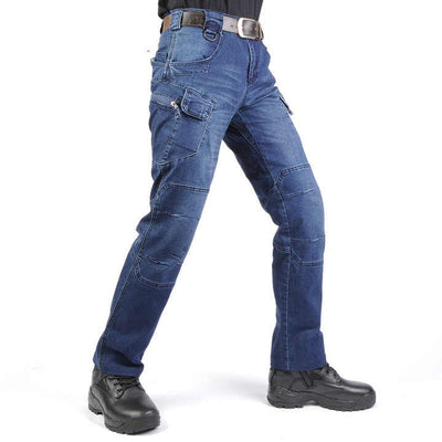 Tactical Jeans Straight Slim Training Men's Trousers - Evans creations LLC
