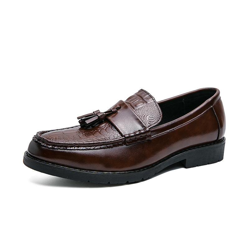 Personalized Tassel Pointed Toe New Fashion Leather Casual Shoes - Evans creations LLC