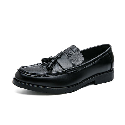 Personalized Tassel Pointed Toe New Fashion Leather Casual Shoes - Evans creations LLC