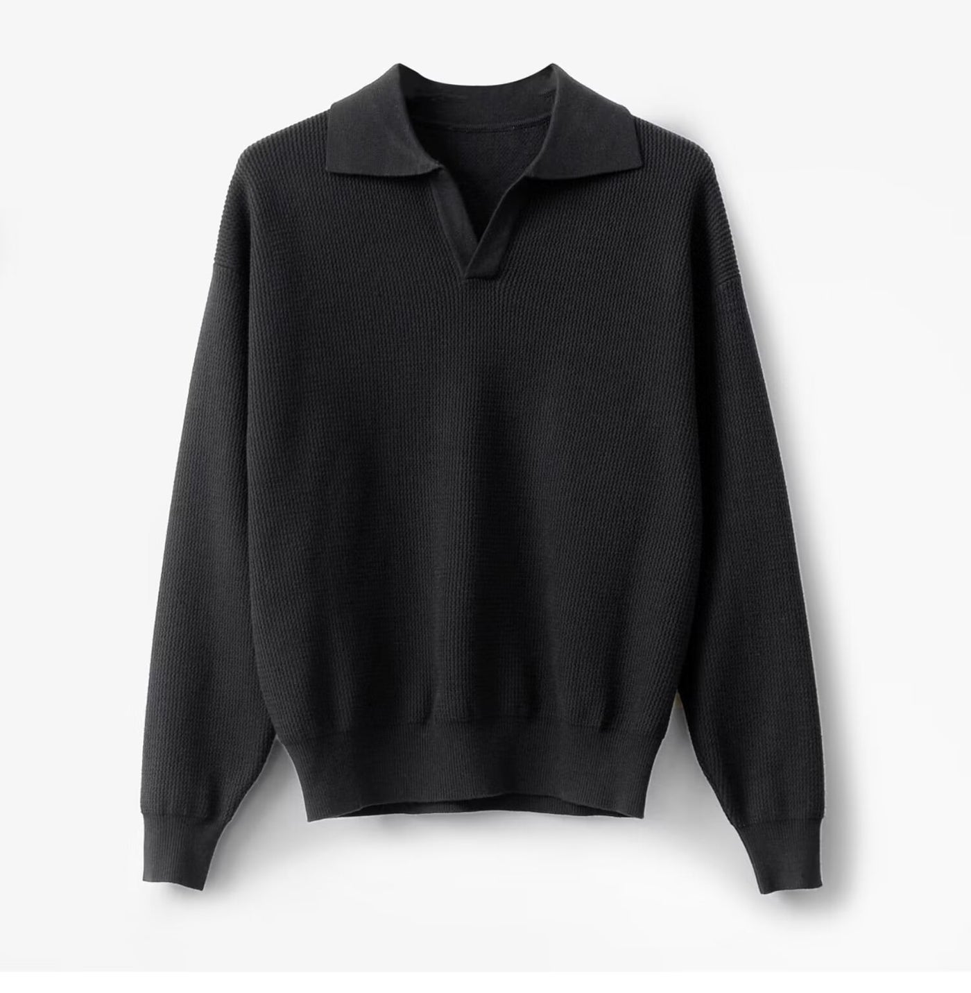 Men's Solid Color Loose Long Sleeves - Evans creations LLC