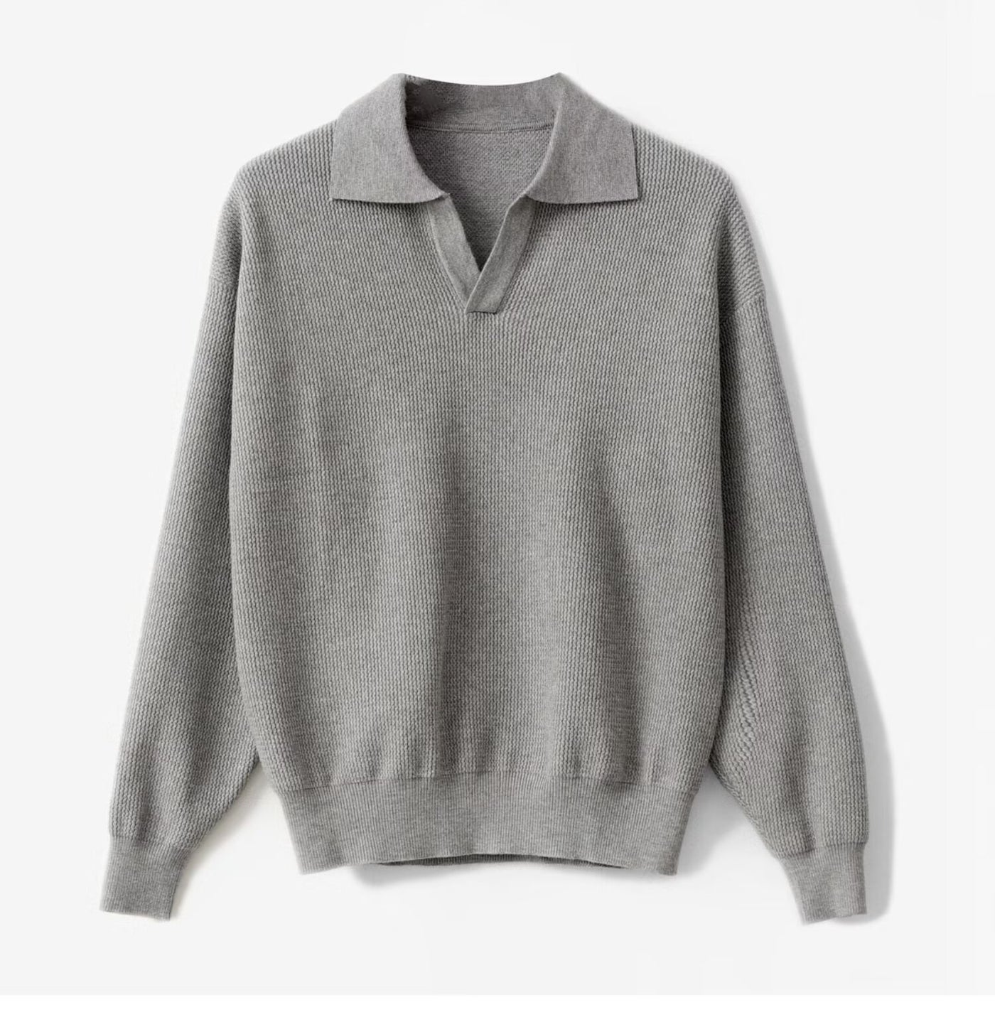 Men's Solid Color Loose Long Sleeves - Evans creations LLC