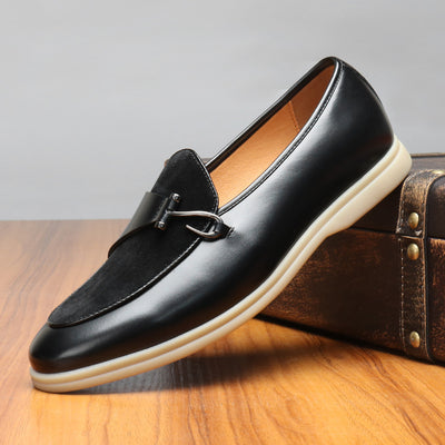Versatile Breathable Casual Men's Leather Shoes - Evans creations LLC