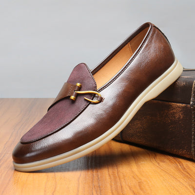 Versatile Breathable Casual Men's Leather Shoes - Evans creations LLC