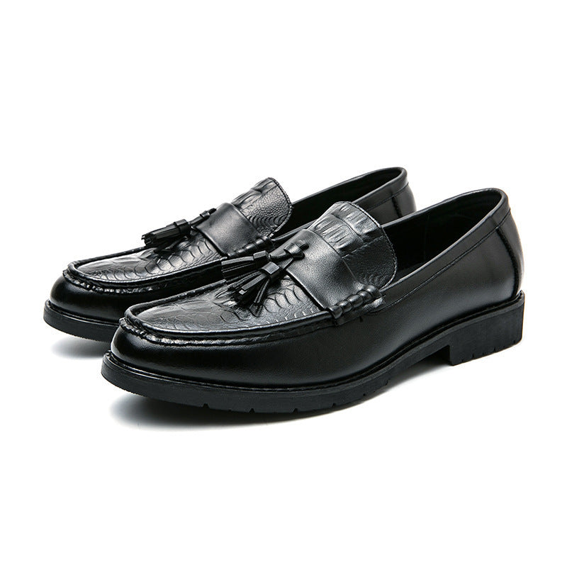 Personalized Tassel Pointed Toe New Fashion Leather Casual Shoes - Evans creations LLC