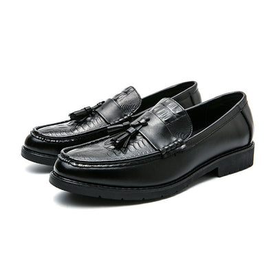 Personalized Tassel Pointed Toe New Fashion Leather Casual Shoes - Evans creations LLC