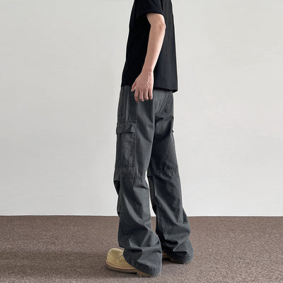 American Retro Washed Distressed Overalls Men - Evans creations LLC