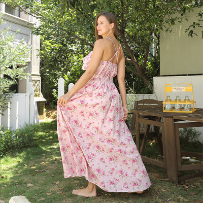 Women's Fashion Simple Printed Dresses - Evans creations LLC